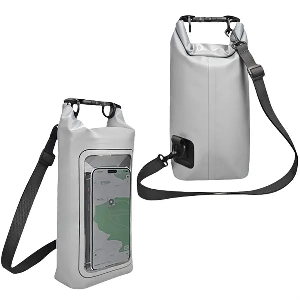 2L Outdoor Beach Waterproof Backpack Clear Phone Pouch