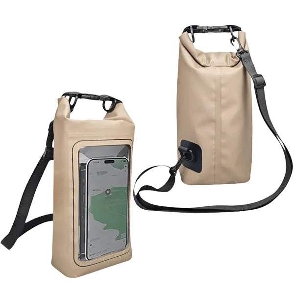 2L Outdoor Beach Waterproof Backpack Clear Phone Pouch