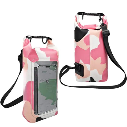 2L Outdoor Beach Waterproof Backpack Clear Phone Pouch