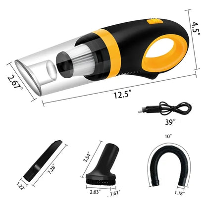 Portable High Power Handheld Wireless Car Vacuum Cleaner