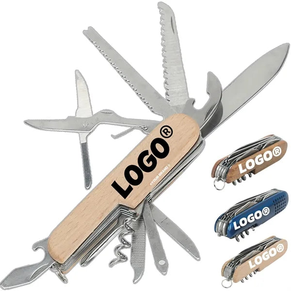 Personalized Multifunction Wood Engraving Pocket Knife
