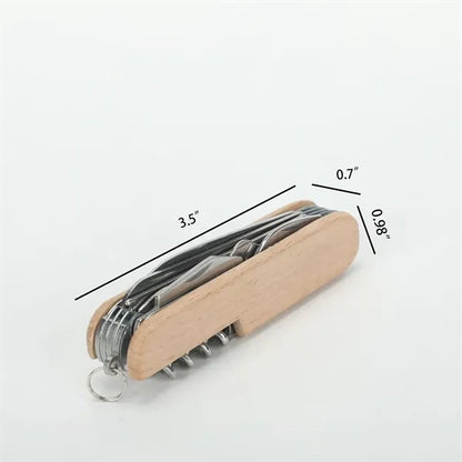 Personalized Multifunction Wood Engraving Pocket Knife