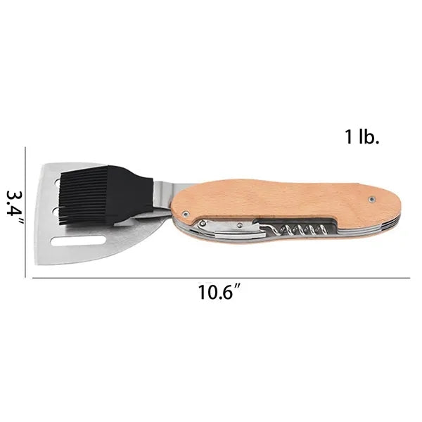 5 in 1 Multifunctional Stainless Steel Barbecue Tool Set