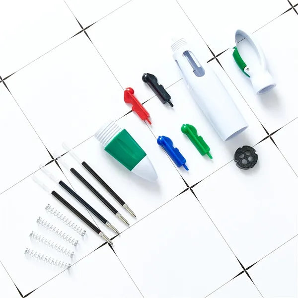 4 in 1 Retractable Shuttle Multicolored Ballpoint Pen