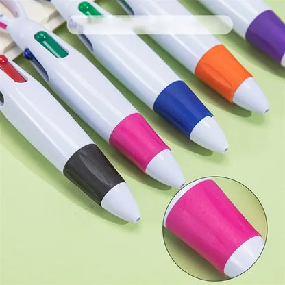 4 in 1 Retractable Shuttle Multicolored Ballpoint Pen