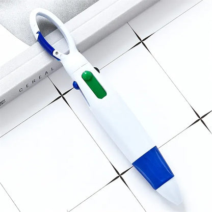 4 in 1 Retractable Shuttle Multicolored Ballpoint Pen