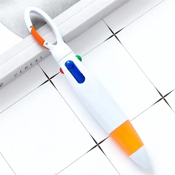 4 in 1 Retractable Shuttle Multicolored Ballpoint Pen