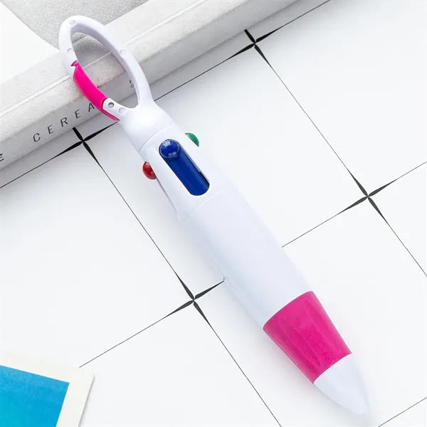 4 in 1 Retractable Shuttle Multicolored Ballpoint Pen
