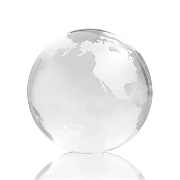 Globe Paperweight - Clear