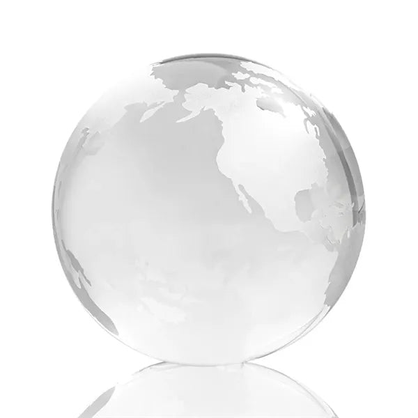 Globe Paperweight - Clear