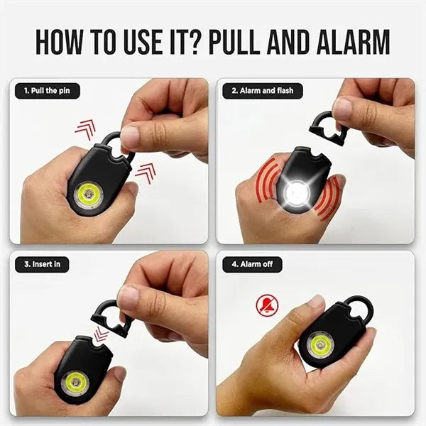 Personal Safety Alarm Keychain For Adults And Children