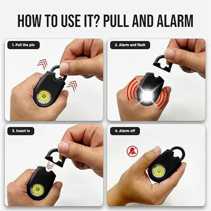 Personal Safety Alarm Keychain For Adults And Children