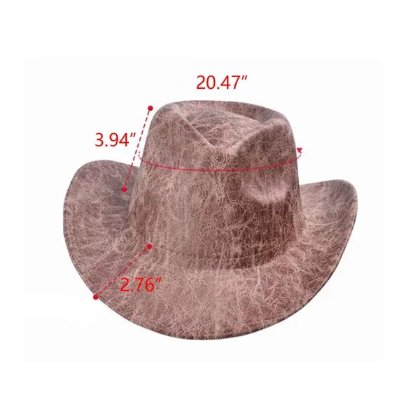 The United States Retro Texture Western Cowboy Hat