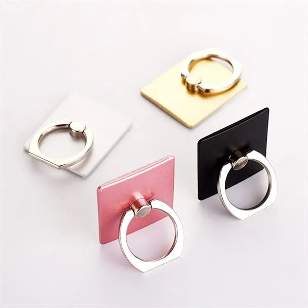 360 Degree Rotating Ring Buckle Mobile Phone Holder Square