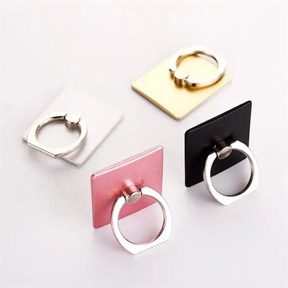 360 Degree Rotating Ring Buckle Mobile Phone Holder Square