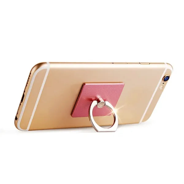 360 Degree Rotating Ring Buckle Mobile Phone Holder Square