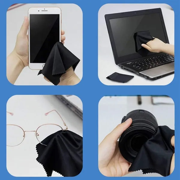 Microfiber Cloth Glasses Lens Screen Cleaning