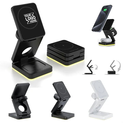 Multiple Devices Wireless Foldable Charger Stand