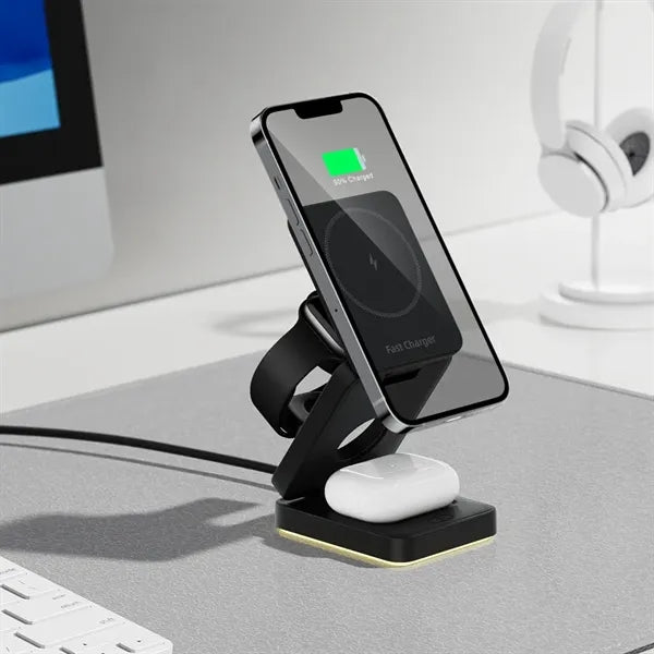 Multiple Devices Wireless Foldable Charger Stand