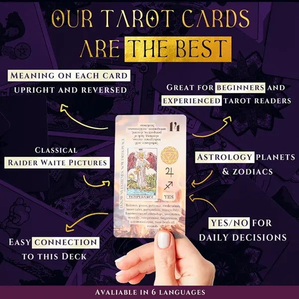 Witchy Cauldron Beginner Learning Tarot Cards