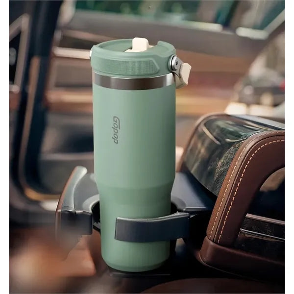 Stainless Steel Tumbler with Straw 30oz