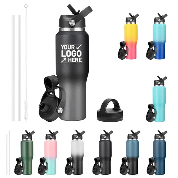 Double Wall Vacuum Stainless Steel Insulated Bottle 32oz