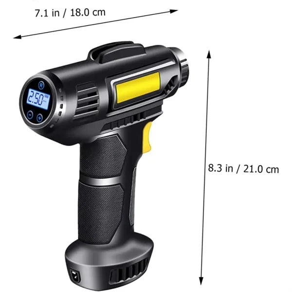 Portable Cordless Auto Car Tire Inflator Air Compressor Pump