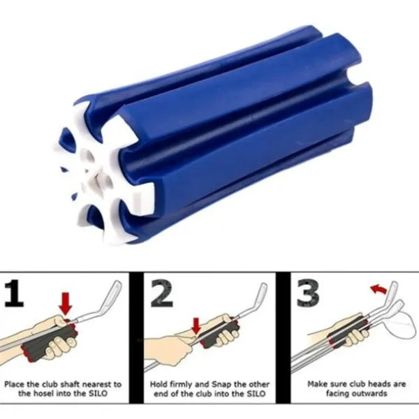 Golf Club Retainer Portable Holder Standing Outdoor Sports