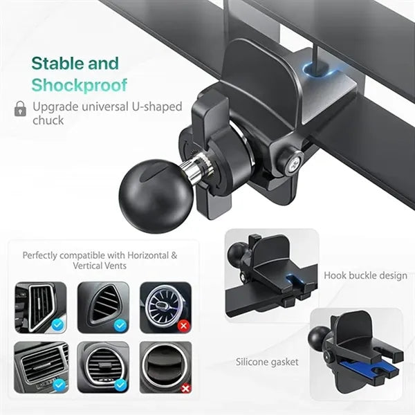 Fast 15w Auto Clamping Car Wireless Charger