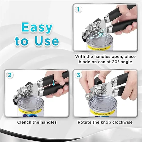 Manual Easy Grip Handheld Can Opener