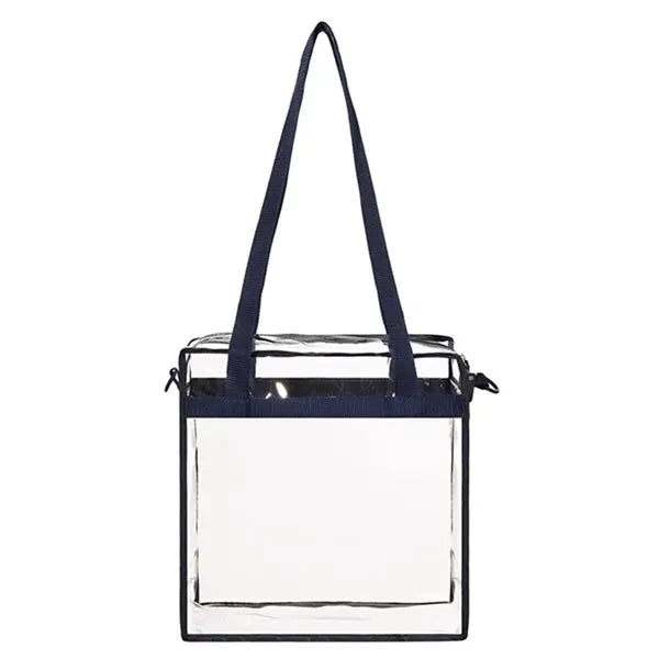 Stadium PVC Clear Plastic Tote Bag with Handles