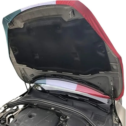 Flexible Polyester Coupe MPV Car Hood Flag Various Colors