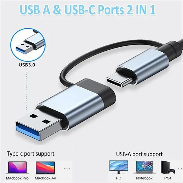 7 in 1 USB C Hub Multiport Adapter