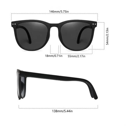 Foldable UV Protection Fashionable Lightweight Sunglasses