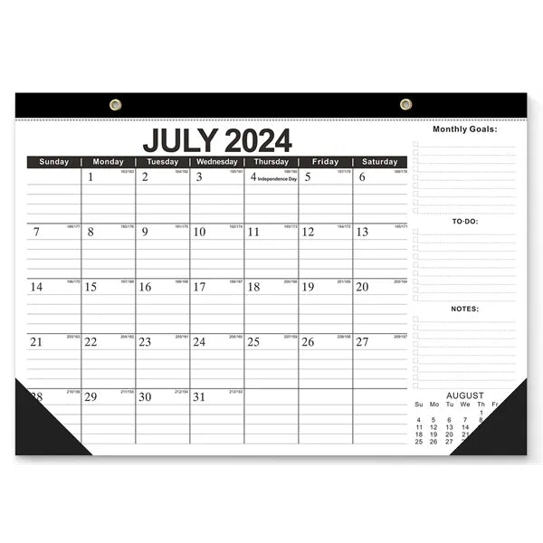 18-Month Countdown Desk Calendar