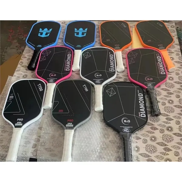 T700 Raw Carbon Fiber Pickleball Paddle Set