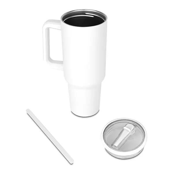 Hydravault FlipStraw Tumbler with Handle 40 oz.