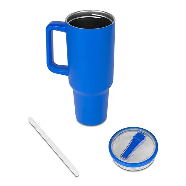 Hydravault FlipStraw Tumbler with Handle 40 oz.