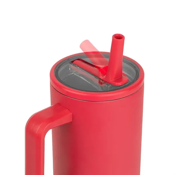 Hydravault FlipStraw Tumbler with Handle 40 oz.