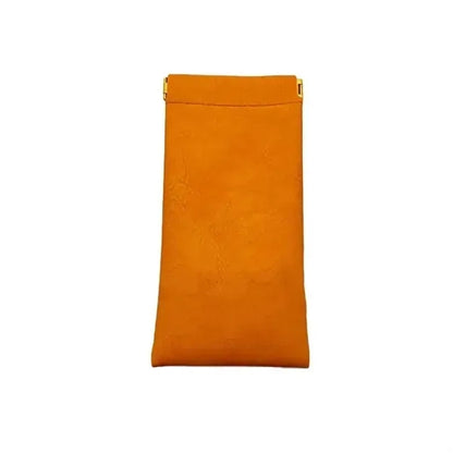 Soft Leather Eye Glasses Organizer Pouch