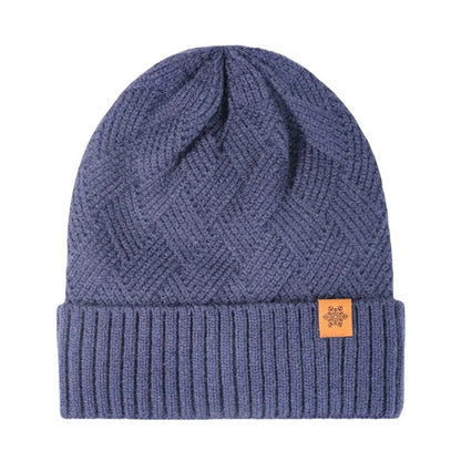 Men's Fleece-Lined Thick Knit Hat