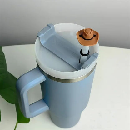 Tumbler Straw Topper Cowboy Hat Covers Cap