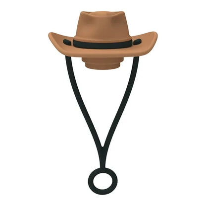Tumbler Straw Topper Cowboy Hat Covers Cap