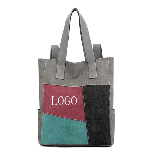 Women Canvas Tote Bag Casual Backpack Shoulder Handbags