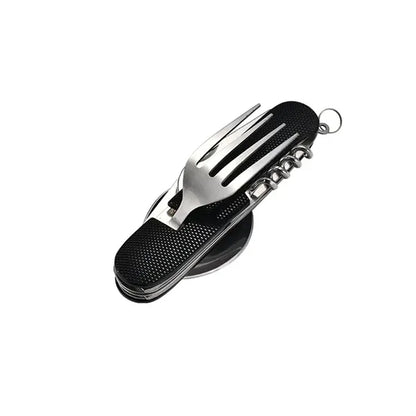 4-In-1 Camping Multifunctional Folding Tableware