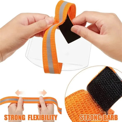 Cross Arm Waterproof ID Card Holder Pass Clamp