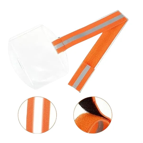 Cross Arm Waterproof ID Card Holder Pass Clamp