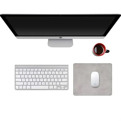 Non-Slip Rubber Base Leather Mousepad