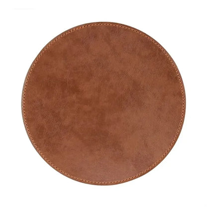 Non-Slip Rubber Base Leather Mousepad