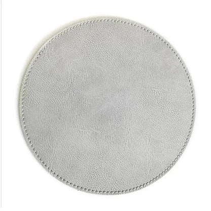 Non-Slip Rubber Base Leather Mousepad